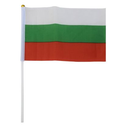 Знаме на България 20х15 см с дръжка /400901/ — Dias Sport